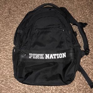 Pink nation college backpack